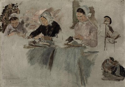 Dentellières brabançonnes - Max Liebermann